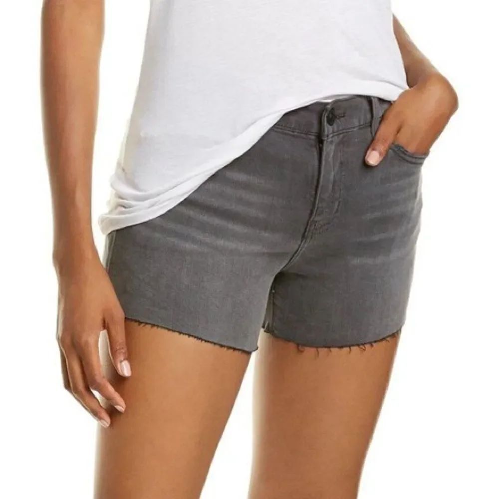 Hudson Gracie Mid Rise Black Cut Off Shorts